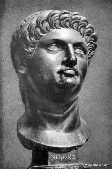 hek182a.jpg - hek182a: Nero. Florenz, Uffizien. Die Bildniskunst der Griechen und Römer, von Anton Hekler (1912).