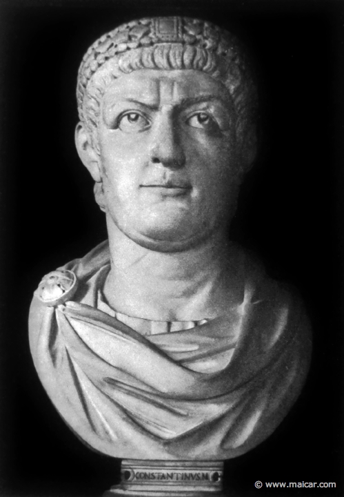 hek307b.jpg - hek307b: Sog. Valentinianus I. Florenz, Uffizien. Die Bildniskunst der Griechen und Römer, von Anton Hekler (1912).