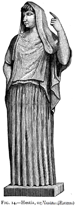 mur014.jpg - mur014: Hestia.Alexander S. Murray, Manual of Mythology (1898).