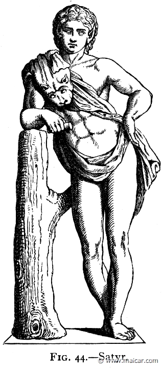 mur044.jpg - mur044: Satyr.Alexander S. Murray, Manual of Mythology (1898).