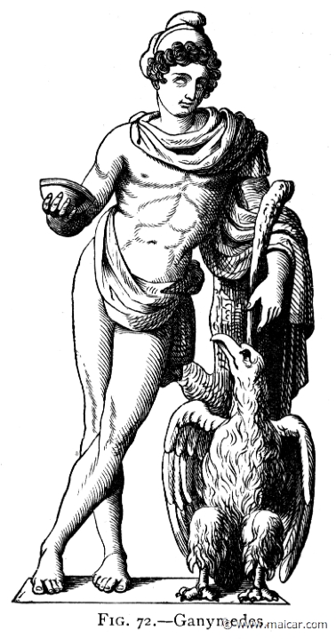 mur072.jpg - mur072: Ganymedes.Alexander S. Murray, Manual of Mythology (1898).