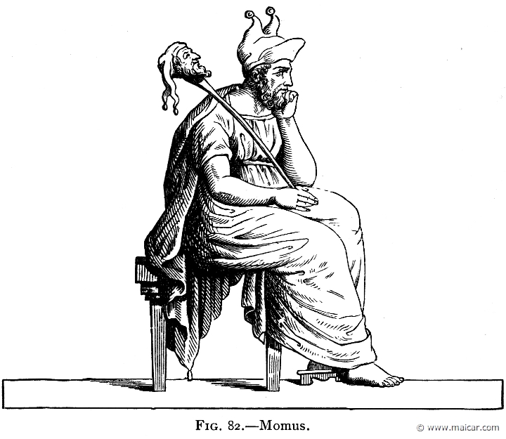 mur082.jpg - mur082: Momus.Alexander S. Murray, Manual of Mythology (1898).