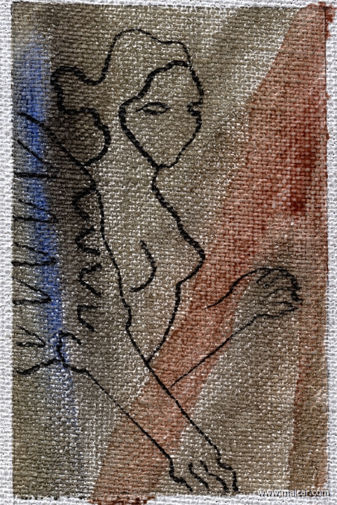 par033.jpg - par033: The Sphinx. Carlos Parada, Mythological Sketches (1987).