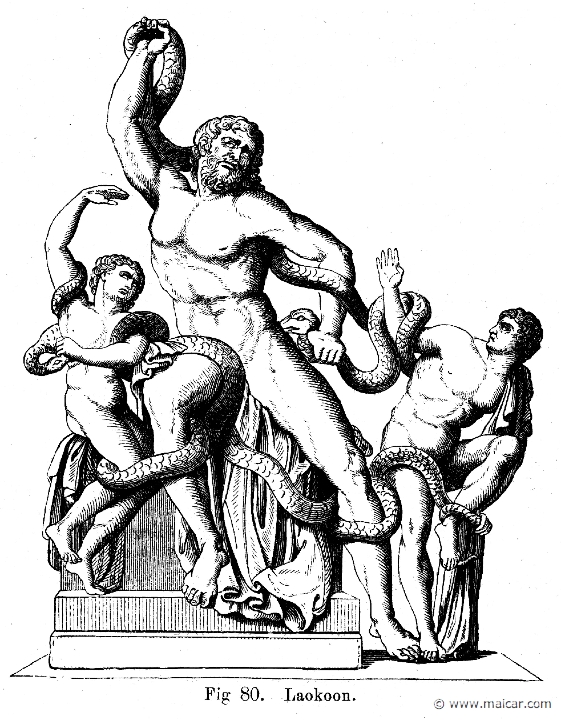 pet237.jpg - pet237:Laocoon and his sons being killed by a serpent. Work from the 1st century.
