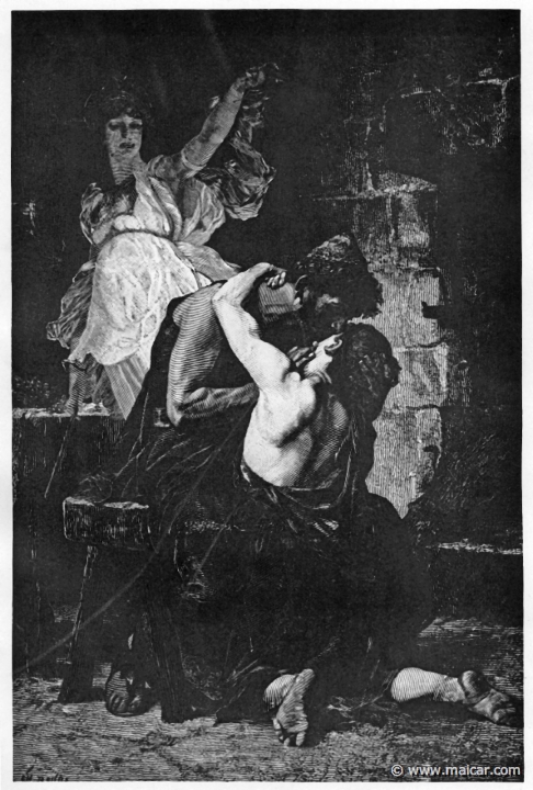 print008.jpg - print008: The meeting between Ulysses and Telemachus. Charles Baude, Engraver.