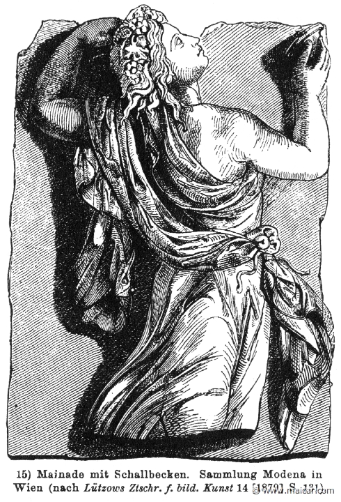 RII.2-2279.jpg - RII.2-2279: Maenad.Wilhelm Heinrich Roscher (Göttingen, 1845- Dresden, 1923), Ausfürliches Lexikon der griechisches und römisches Mythologie, 1884.