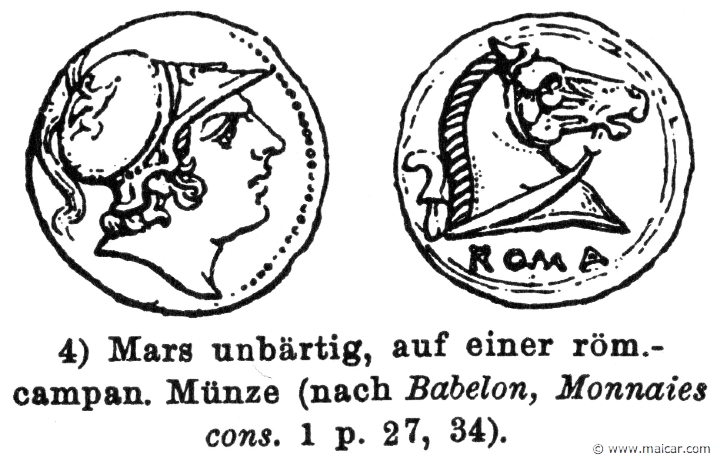 RII.2-2395.jpg - RII.2-2395: Mars.Wilhelm Heinrich Roscher (Göttingen, 1845- Dresden, 1923), Ausfürliches Lexikon der griechisches und römisches Mythologie, 1884.