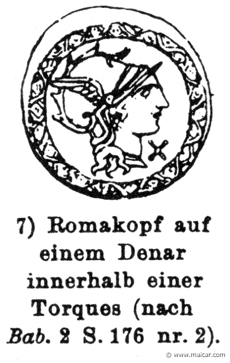 RIV-0151.jpg - RIV-0151: Head of Roma within a torc.Wilhelm Heinrich Roscher (Göttingen, 1845- Dresden, 1923), Ausfürliches Lexikon der griechisches und römisches Mythologie, 1884.