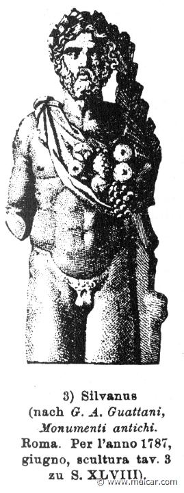 RIV-0829.jpg - RIV-0829: Silvanus, god of fields and cattle.Wilhelm Heinrich Roscher (Göttingen, 1845- Dresden, 1923), Ausfürliches Lexikon der griechisches und römisches Mythologie, 1884.