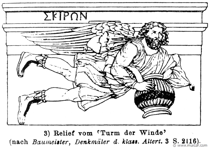 RIV-1013.jpg - RIV-1013: Wind. "Tower of Winds."Wilhelm Heinrich Roscher (Göttingen, 1845- Dresden, 1923), Ausfürliches Lexikon der griechisches und römisches Mythologie, 1884.