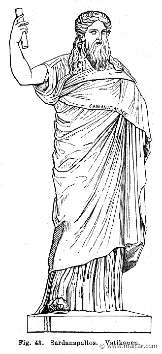 see105.jpg - see105: Sardanapal, Dionysos av “Cato-Villa” bei Monteporzio. 300 f. Kr. Vatikanen.