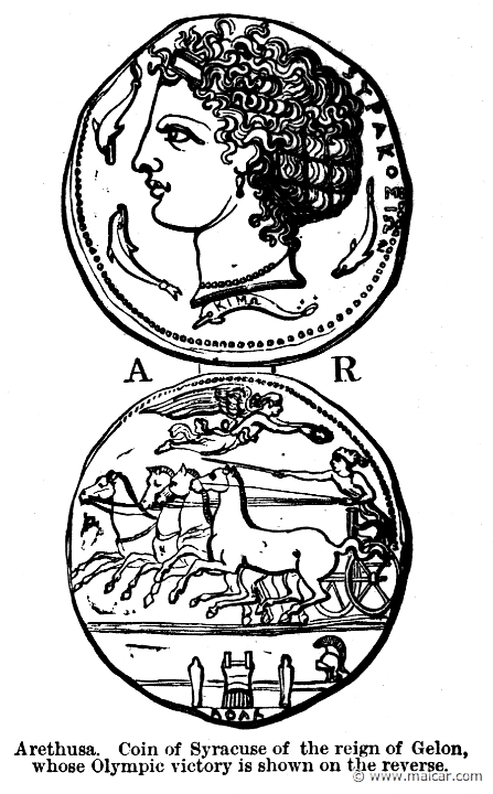 smi067.jpg - smi067: Arethusa. Coin from Syracuse.