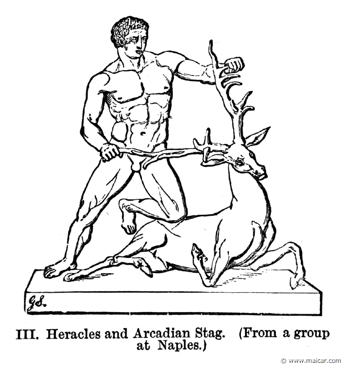 smi277a.jpg - smi277a: Heracles and the Cerynitian hind.