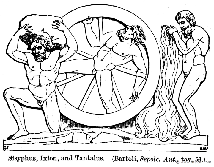 smi315.jpg - smi315: Sisyphus, Ixion, and Tantalus, punished in the Underworld.