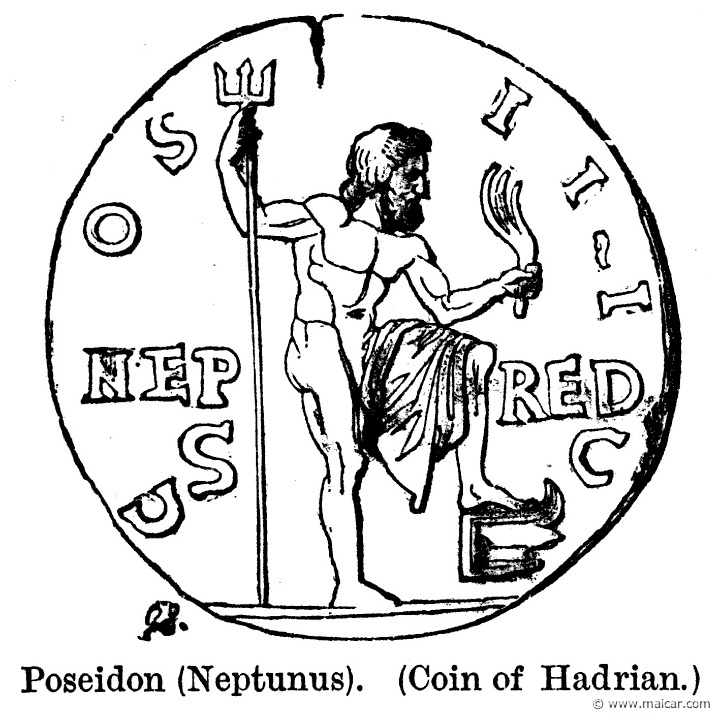 smi484.jpg - smi484: Poseidon. Coin of Hadrian.