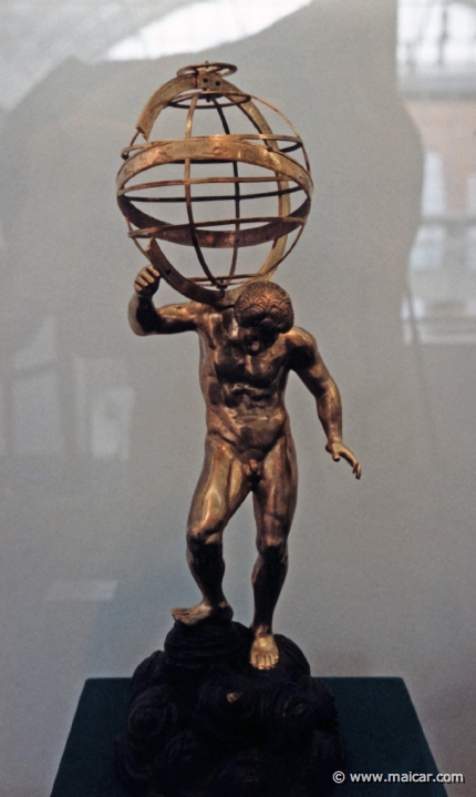 0912.jpg - 0812: Atlas. Amilarsphäre. Tyskland, 18 Jhr. Germanisches Nationalmuseum, Nürnberg.