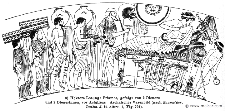 RIII.2-2959.jpg - RIII.2-2959: The ransom of Hector. Priam and Achilles. Wilhelm Heinrich Roscher (Göttingen, 1845- Dresden, 1923), Ausfürliches Lexikon der griechisches und römisches Mythologie, 1884.