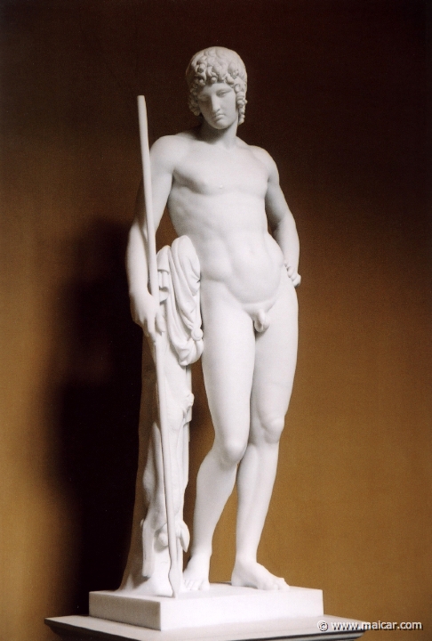 9125.jpg - 9125: Bertel Thorvaldsen 1770-1844: Adonis, 1808. The Thorvaldsen Museum, Copenhagen.