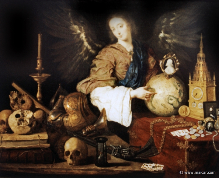 0628.jpg - 0628: Antonio de Pereda 1611-1678: Allegory of Transience, c.1634. Künsthistorische Museum, Wien.