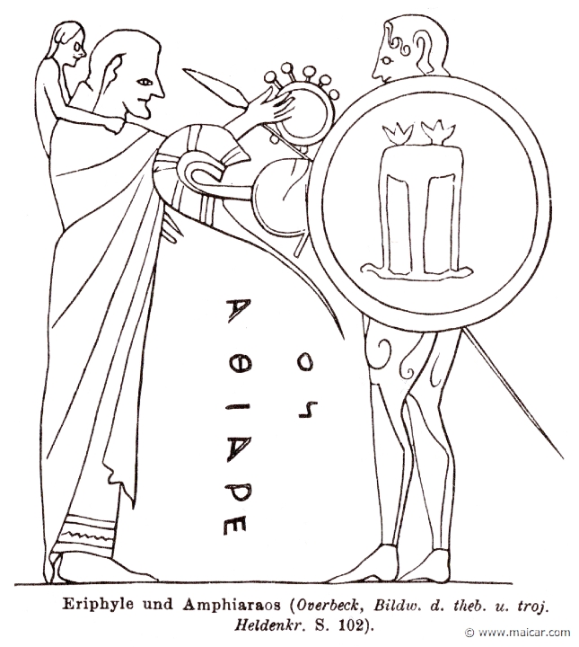 RI.1-0295.jpg - RI.1-0295: Eriphyle and Amphiaraus.Wilhelm Heinrich Roscher (Göttingen, 1845- Dresden, 1923), Ausfürliches Lexikon der griechisches und römisches Mythologie, 1884.