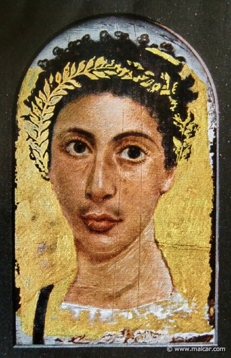 pflugk424a.jpg - pflugk424a: Mumienbildnisse aus Fayum. Drei Beispiele hellenistischer Porträtkunst. Originale in Königl. Museum zu Berlin. J.v.Pflugk-Harttung, Weltgeshichte, Band 1: Altertum (Verlag von Ullstein & Co, Berlin, 1910).