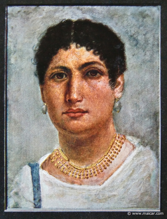 pflugk424c.jpg - pflugk424c: Mumienbildnisse aus Fayum. Drei Beispiele hellenistischer Porträtkunst. Originale in Königl. Museum zu Berlin. J.v.Pflugk-Harttung, Weltgeshichte, Band 1: Altertum (Verlag von Ullstein & Co, Berlin, 1910).