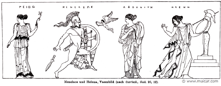 RI.2-1946.jpg - RI.2-1946: Menelaus and Helen. Peitho (Persuasion) is to the left.Wilhelm Heinrich Roscher (Göttingen, 1845- Dresden, 1923), Ausfürliches Lexikon der griechisches und römisches Mythologie, 1884.