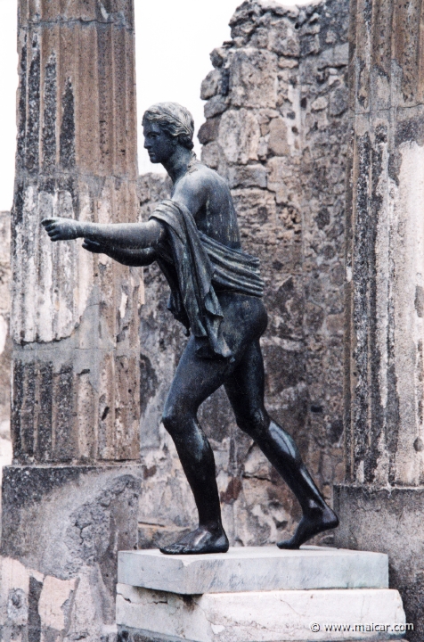 7337.jpg - 7337: Apollo, in front of the Temple of Apollo, Pompeii.