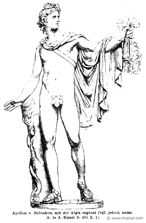 RI.1-0438.jpg - RI.1-0438: Apollo Belvedere.Wilhelm Heinrich Roscher (Göttingen, 1845- Dresden, 1923), Ausfürliches Lexikon der griechisches und römisches Mythologie, 1884.