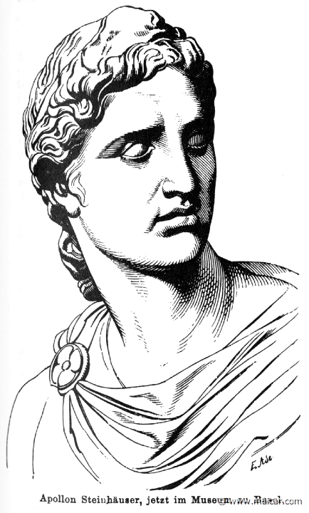 RI.1-0465.jpg - RI.1-0465: Apollo.Wilhelm Heinrich Roscher (Göttingen, 1845- Dresden, 1923), Ausfürliches Lexikon der griechisches und römisches Mythologie, 1884.