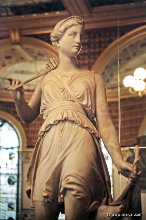 7911.jpg - 7911: Diana. Café of the Victoria & Albert Museum. Victoria and Albert Museum, London.