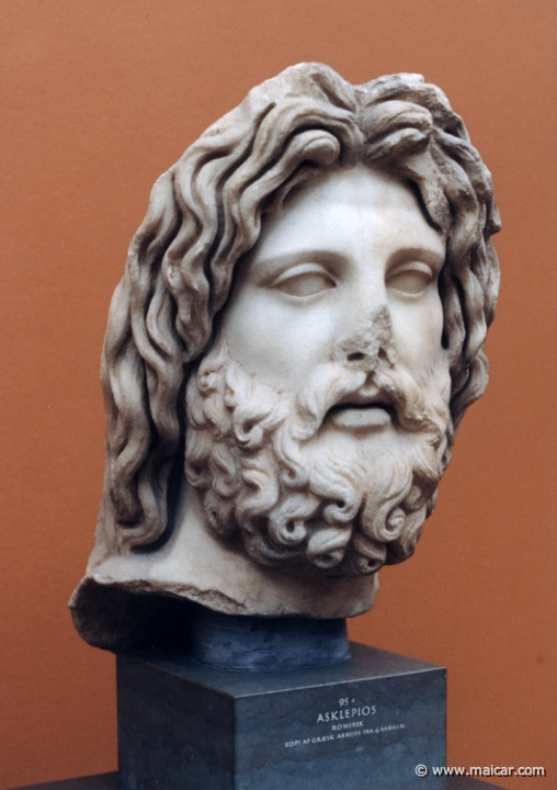 1612.jpg - 1612: Asklepios. Roman copy of Greek work from 4C BC. Ny Carlsberg Glyptotek, Copenhagen.