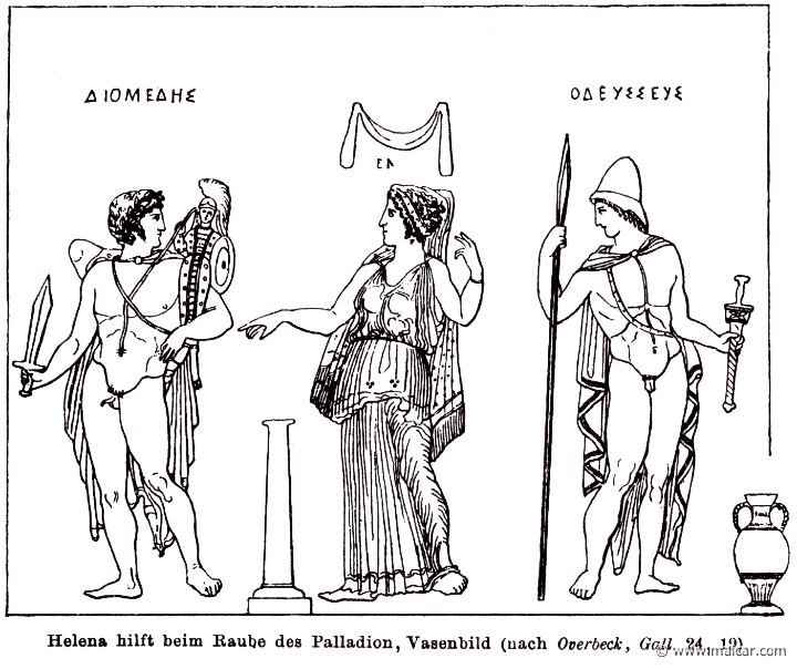 RI.2-1943.jpg - RI.2-1943: Helen helping Diomedes and Odysseus to steal the Palladium. Wilhelm Heinrich Roscher (Göttingen, 1845- Dresden, 1923), Ausfürliches Lexikon der griechisches und römisches Mythologie, 1884.