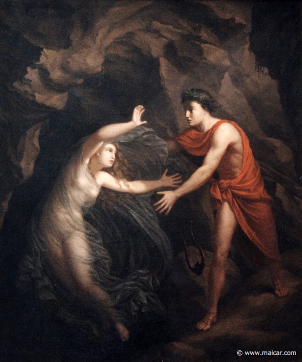 5125.jpg - 5125: C. G. Kratzenstein-Stub, 1793-1860: Orpheus and Eurydice. Ny Carlsberg Glyptotek, Copenhagen.