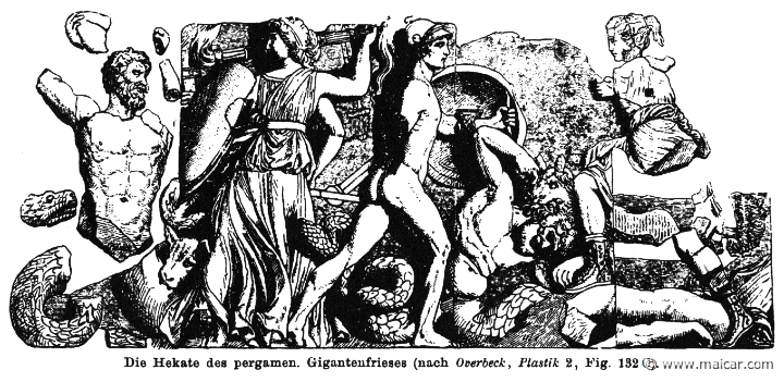 RI.2-1907.jpg - RI.2-1907: Hecate fighting the Giants. Wilhelm Heinrich Roscher (Göttingen, 1845- Dresden, 1923), Ausfürliches Lexikon der griechisches und römisches Mythologie, 1884.