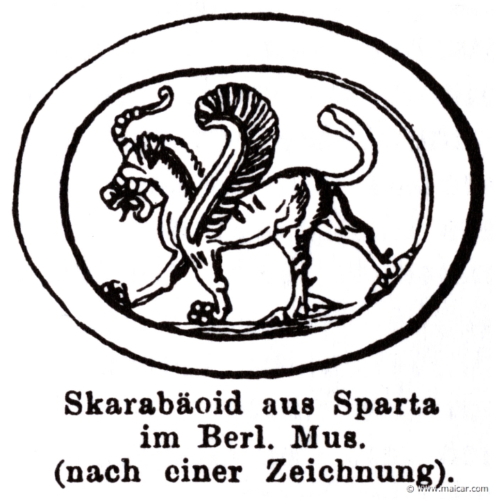 RI.2-1775.jpg - RI.2-1775: Griffin. Wilhelm Heinrich Roscher (Göttingen, 1845- Dresden, 1923), Ausfürliches Lexikon der griechisches und römisches Mythologie, 1884.