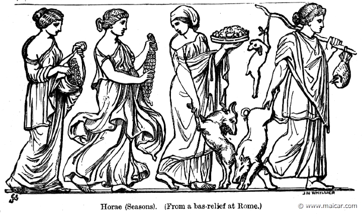 smi296.jpg - smi296: The Horae. Sir William Smith, A Smaller Classical Dictionary of Biography, Mythology, and Geography (1898).