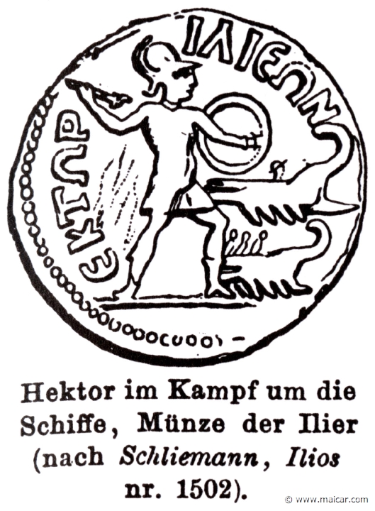 RI.2-1921.jpg - RI.2-1921: Hector fighting by the ships. Wilhelm Heinrich Roscher (Göttingen, 1845- Dresden, 1923), Ausfürliches Lexikon der griechisches und römisches Mythologie, 1884.