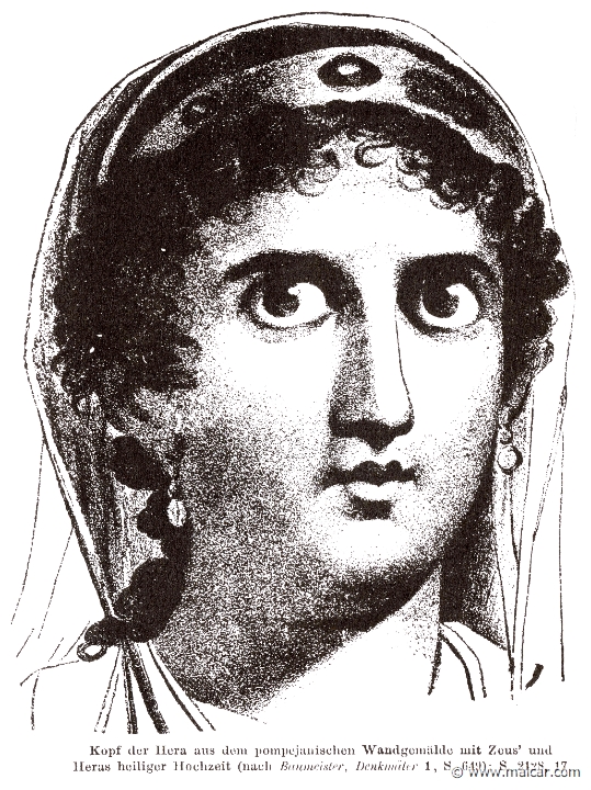 RI.2-2127.jpg - RI.2-2127: Head of Hera. Mural painting, Pompeii.Wilhelm Heinrich Roscher (Göttingen, 1845- Dresden, 1923), Ausfürliches Lexikon der griechisches und römisches Mythologie, 1884.