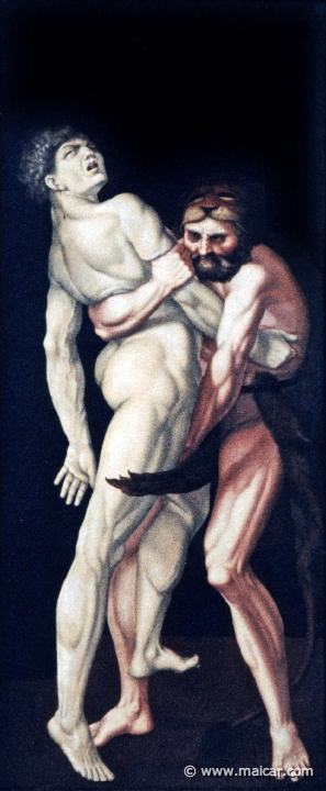 1116.jpg - 1116: Hans Baldung, gen. Grien. Schwäbisch Gmünd 1484/85-1545: Herkules och Antäus, 1531.  Hessisches Landesmuseum, Kassel.