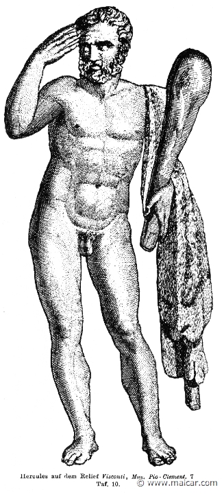 RI.2-2954.jpg - RI.2-2954: Heracles.Wilhelm Heinrich Roscher (Göttingen, 1845- Dresden, 1923), Ausfürliches Lexikon der griechisches und römisches Mythologie, 1884.