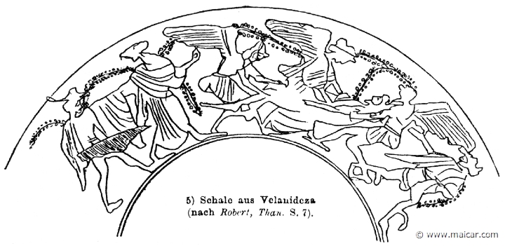 RV-0505.jpg - RV-0505: Hypnos and Thanatos. Wilhelm Heinrich Roscher (Göttingen, 1845- Dresden, 1923), Ausfürliches Lexikon der griechisches und römisches Mythologie, 1884.