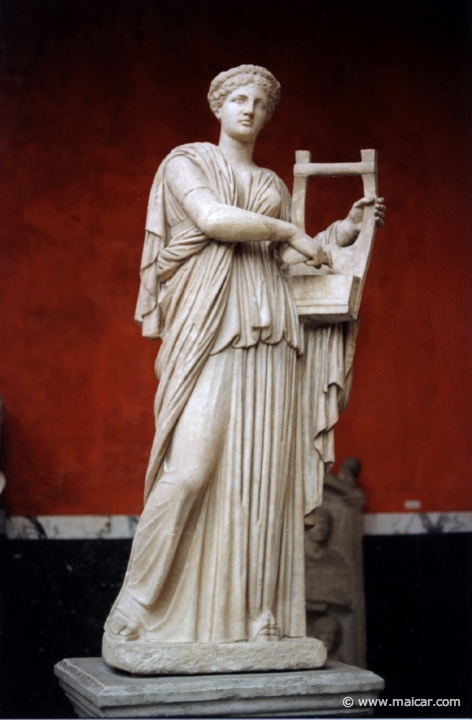 1628.jpg - 1628: Erato, Muse of poetry. Roman copy. Ny Carlsberg Glyptotek, Copenhagen.