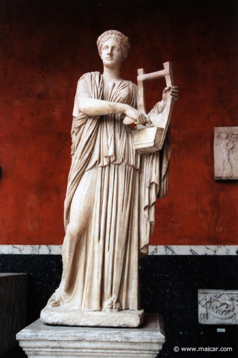 5017.jpg - 5017: Erato. Roman copy. Ny Carlsberg Glyptotek, Copenhagen.