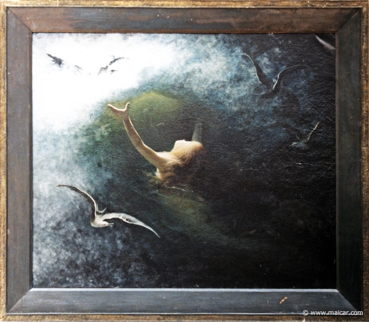 7525.jpg - 7525: Karl Wilhelm Diefenbach 1851-1913: Sea-nymph. Museo Diefenbach Certosa di Capri.