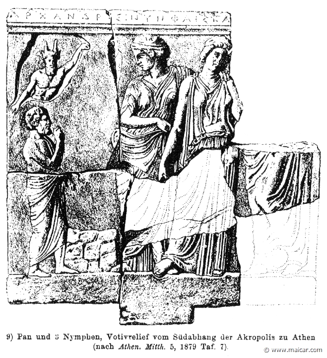 RIII.1-1419.jpg - RIII.1-1419: Pan and Nymphs. Wilhelm Heinrich Roscher (Göttingen, 1845- Dresden, 1923), Ausfürliches Lexikon der griechisches und römisches Mythologie, 1884.