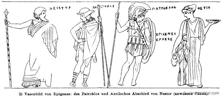 RIII.1-0295.jpg - RIII.1-0295: Nestor, Antilochus, Patroclus, Thetis. Wilhelm Heinrich Roscher (Göttingen, 1845- Dresden, 1923), Ausfürliches Lexikon der griechisches und römisches Mythologie, 1884.