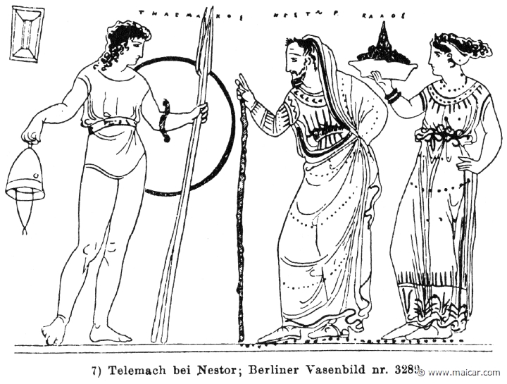 RIII.1-0298.jpg - RIII.1-0298: Telemachus and Nestor. Wilhelm Heinrich Roscher (Göttingen, 1845- Dresden, 1923), Ausfürliches Lexikon der griechisches und römisches Mythologie, 1884.