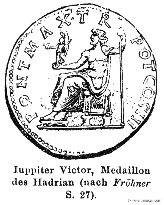 RII.1-0759.jpg - RII.1-0759: Jupiter Victor (holding Nike). Wilhelm Heinrich Roscher (Göttingen, 1845- Dresden, 1923), Ausfürliches Lexikon der griechisches und römisches Mythologie, 1884.