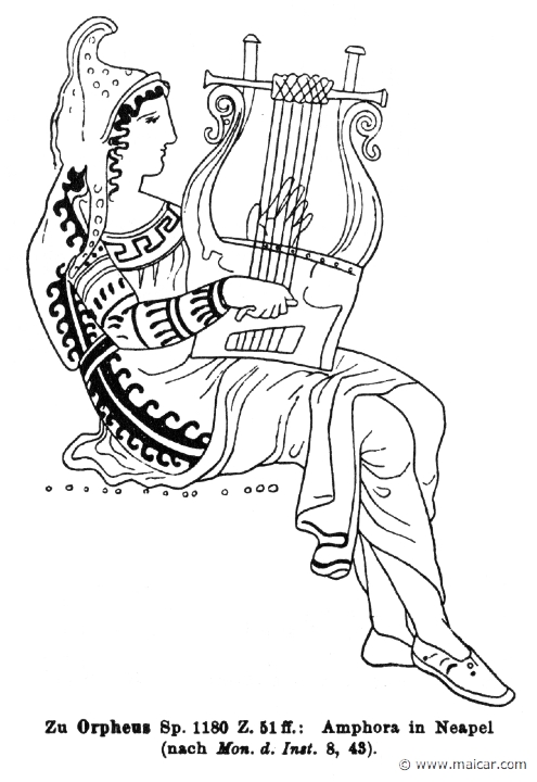 RIII.2-3471.jpg - RIII.2-3471: Orpheus.Wilhelm Heinrich Roscher (Göttingen, 1845- Dresden, 1923), Ausfürliches Lexikon der griechisches und römisches Mythologie, 1884.